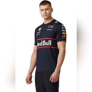 NWT Men's Castore Red Bull Racing F1 2025 Team Short Sleeve Shirt - Size XL